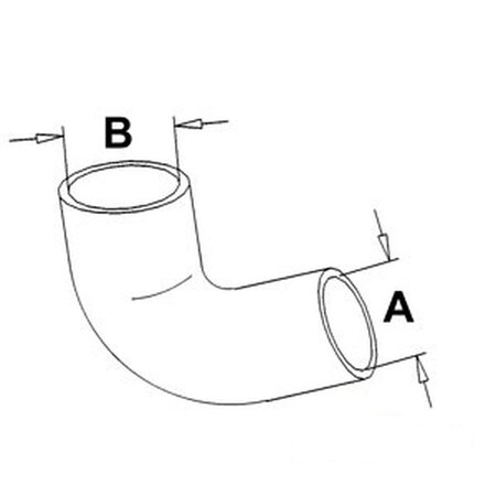 Aftermarket New Lower Radiator Hose Fits CaseIH Tractor Model 886 ID 175 And 131421C1